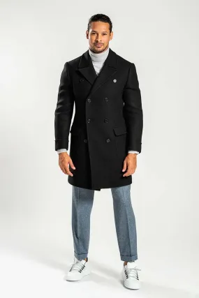 -cappotto lana nero