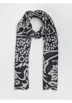 Blue Wool Scarf SCARAMANTIA MODIANO