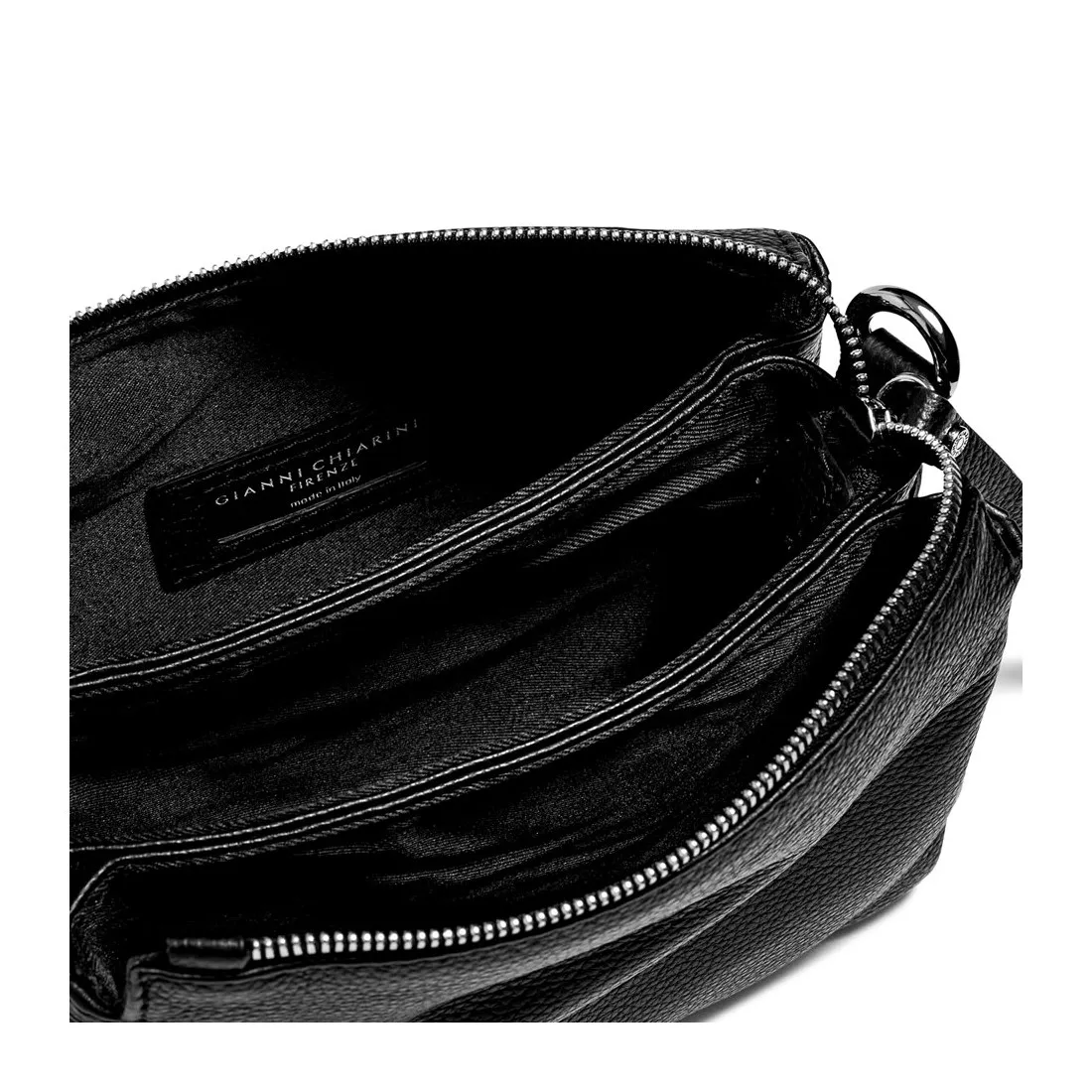 BORSA PELLE THREE GIANNI CHIARINI BS4362 001 can be rewritten as Gianni Chiarini Leather Bag BS4362 001 for better Google search