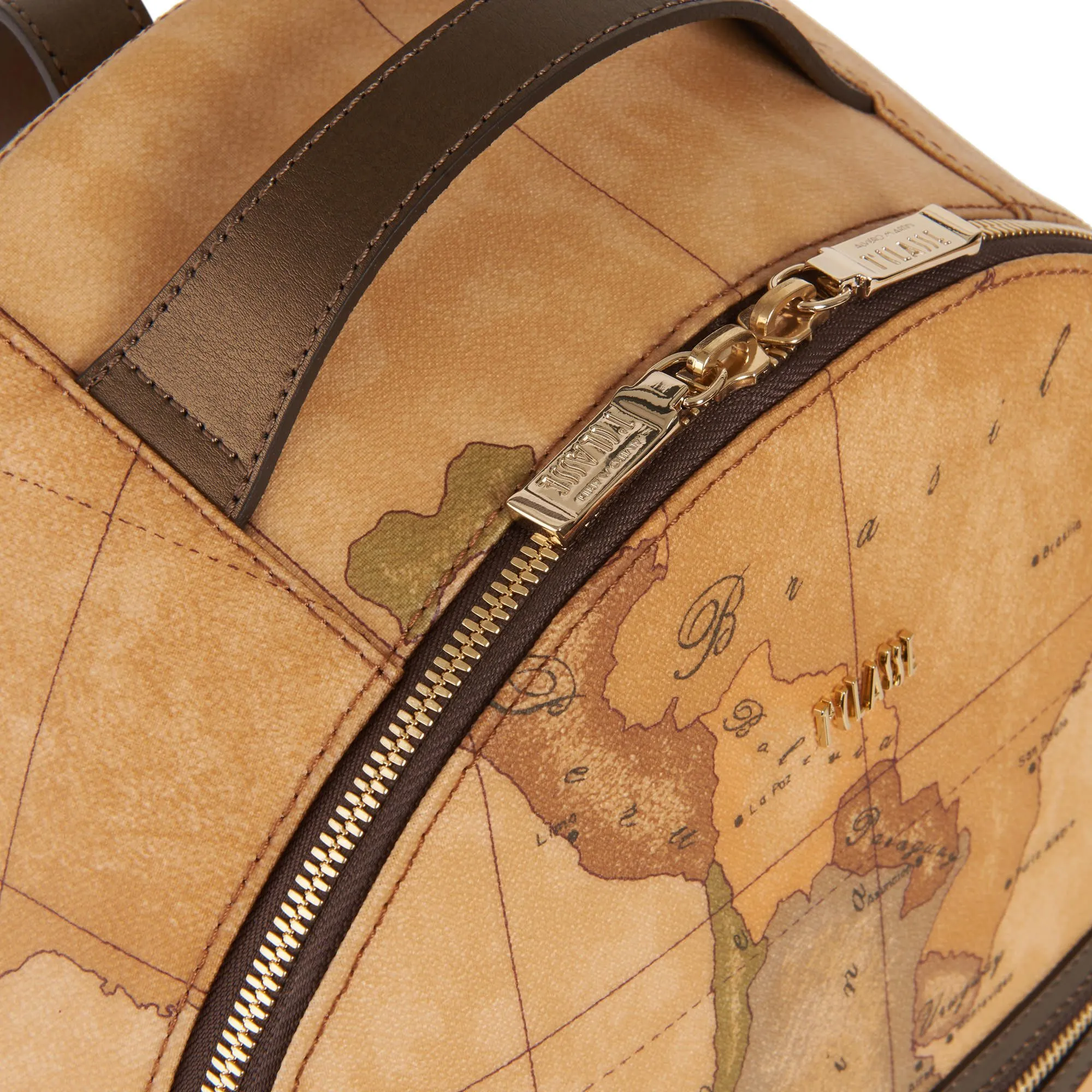 Bronze backpack for fall season