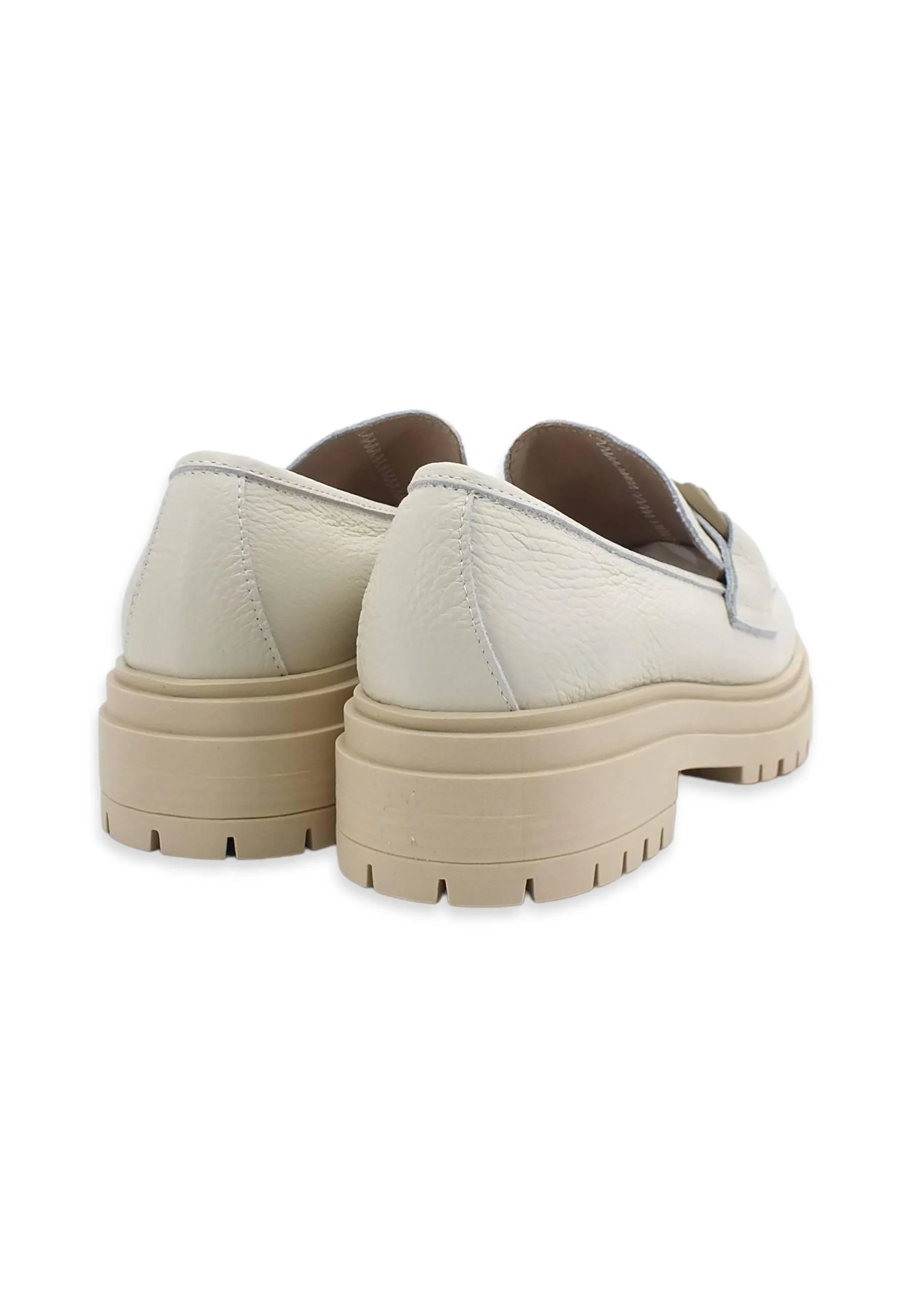 White Cream Hibiscus Women's Loafer - My Own.