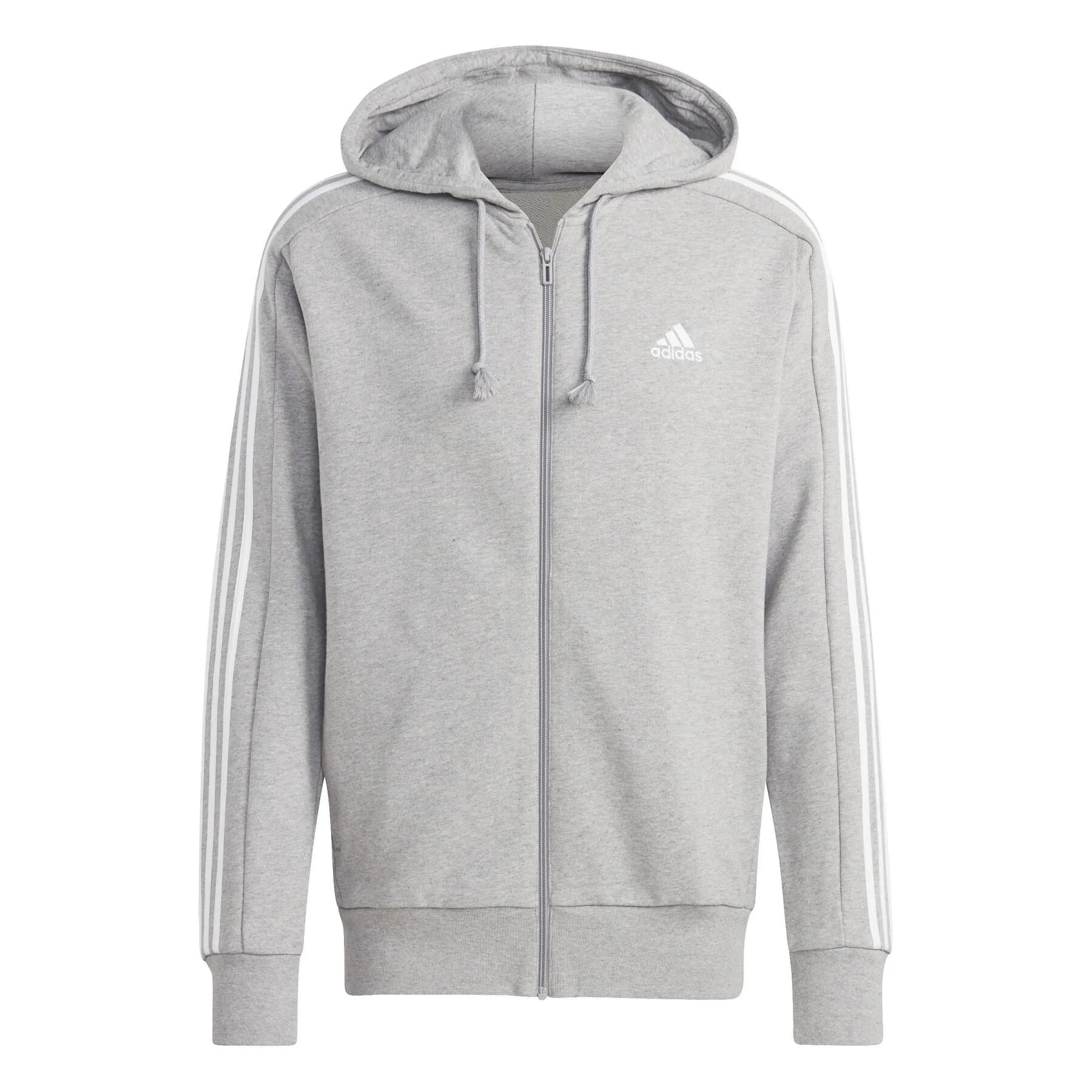 adidas Thin-Striped Fleece Hoodie