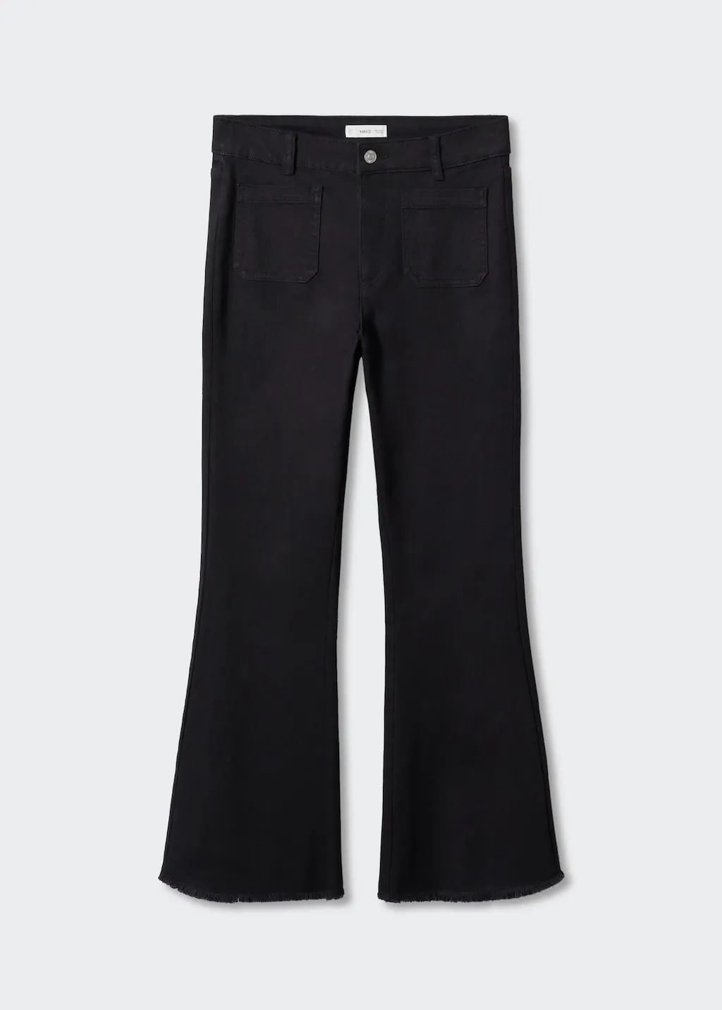 Flared jeans pockets