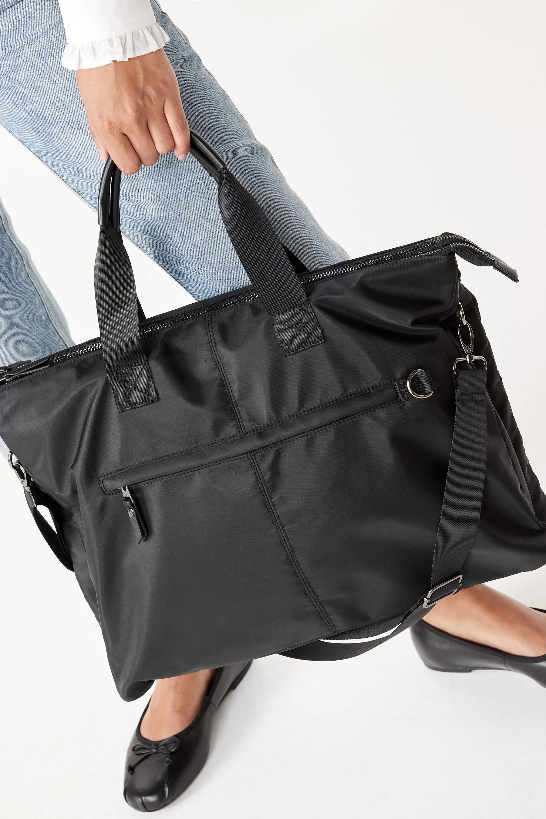 Black Laptop Tote Bag