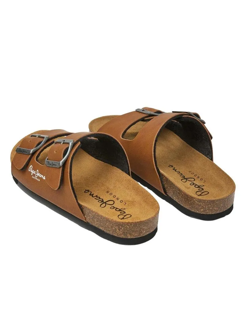 Pepe Jeans Kansas brown sandals for boys and girls