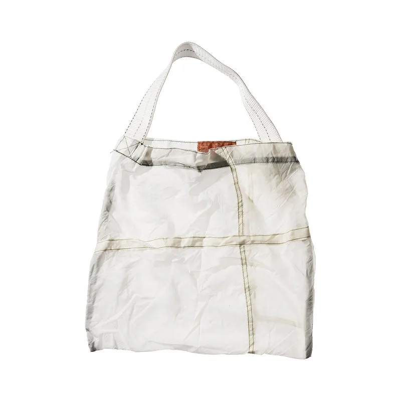 Vintage Lightweight Parachute Bag White