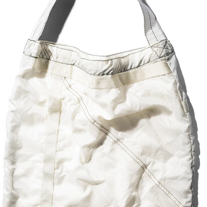 Vintage Lightweight Parachute Bag White
