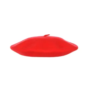Red Modelaine Beret Hat for Men
