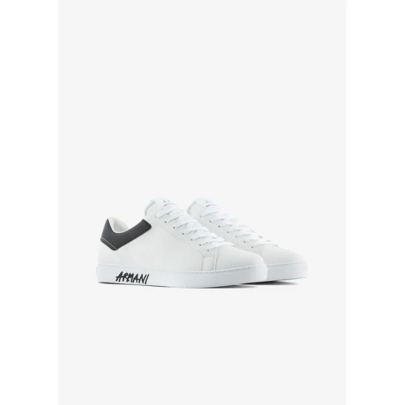Armani A|X Scuba Action Leather and Fabric Shoes