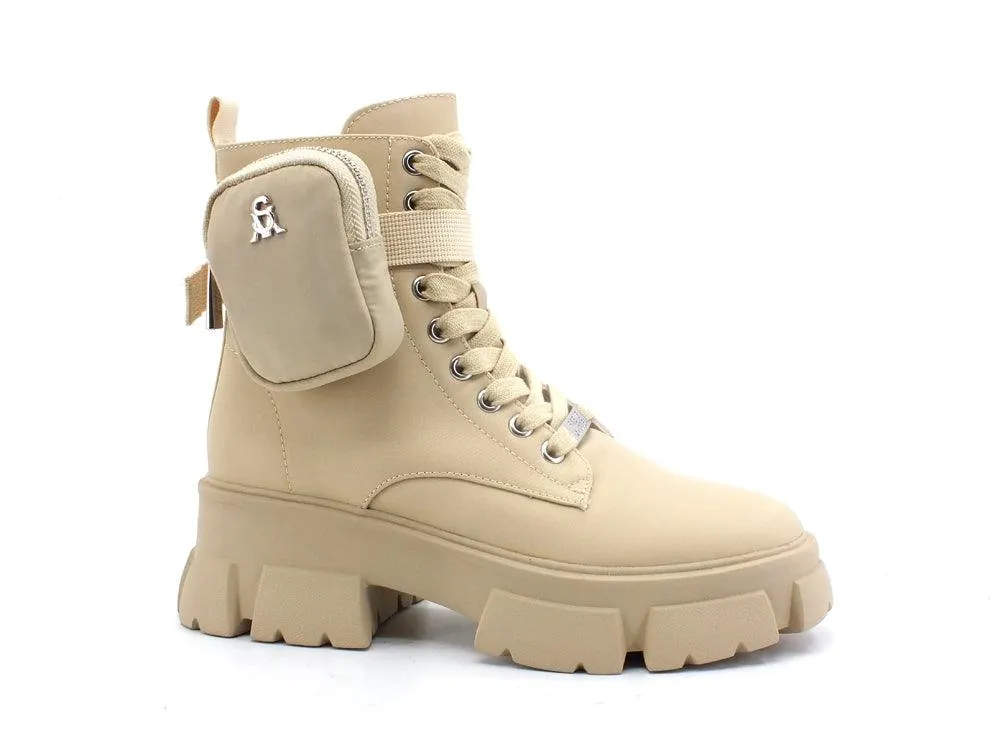 Steve Madden Tanker-P Ankle Combat Sandal TANK04S1