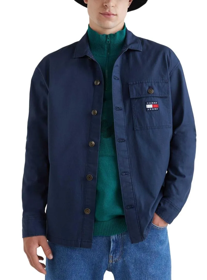 Tommy Jeans Classic Solid Marina Overshirt